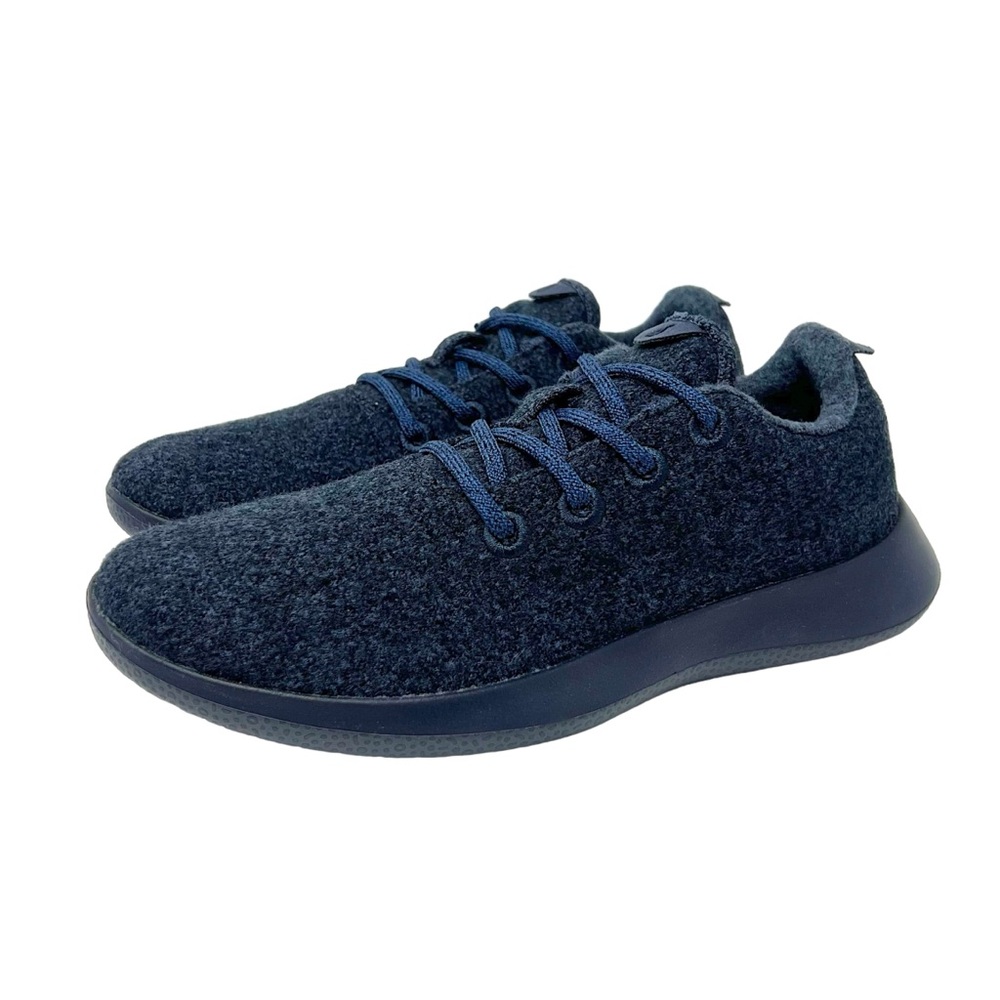 AllBirds Wool Runner Mizzles Shoes Navy Blue Running Walking Sneakers
